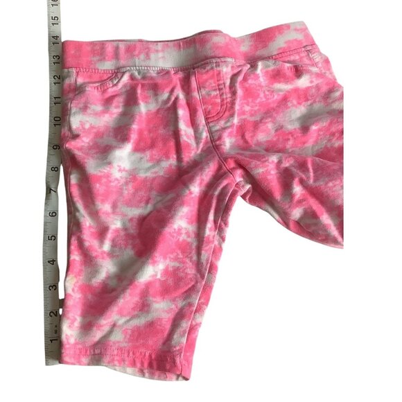 Freestyle Revolution Girls Pink Tie Dye Bermuda Shorts Size 12 Elastic Waist - Picture 7 of 10